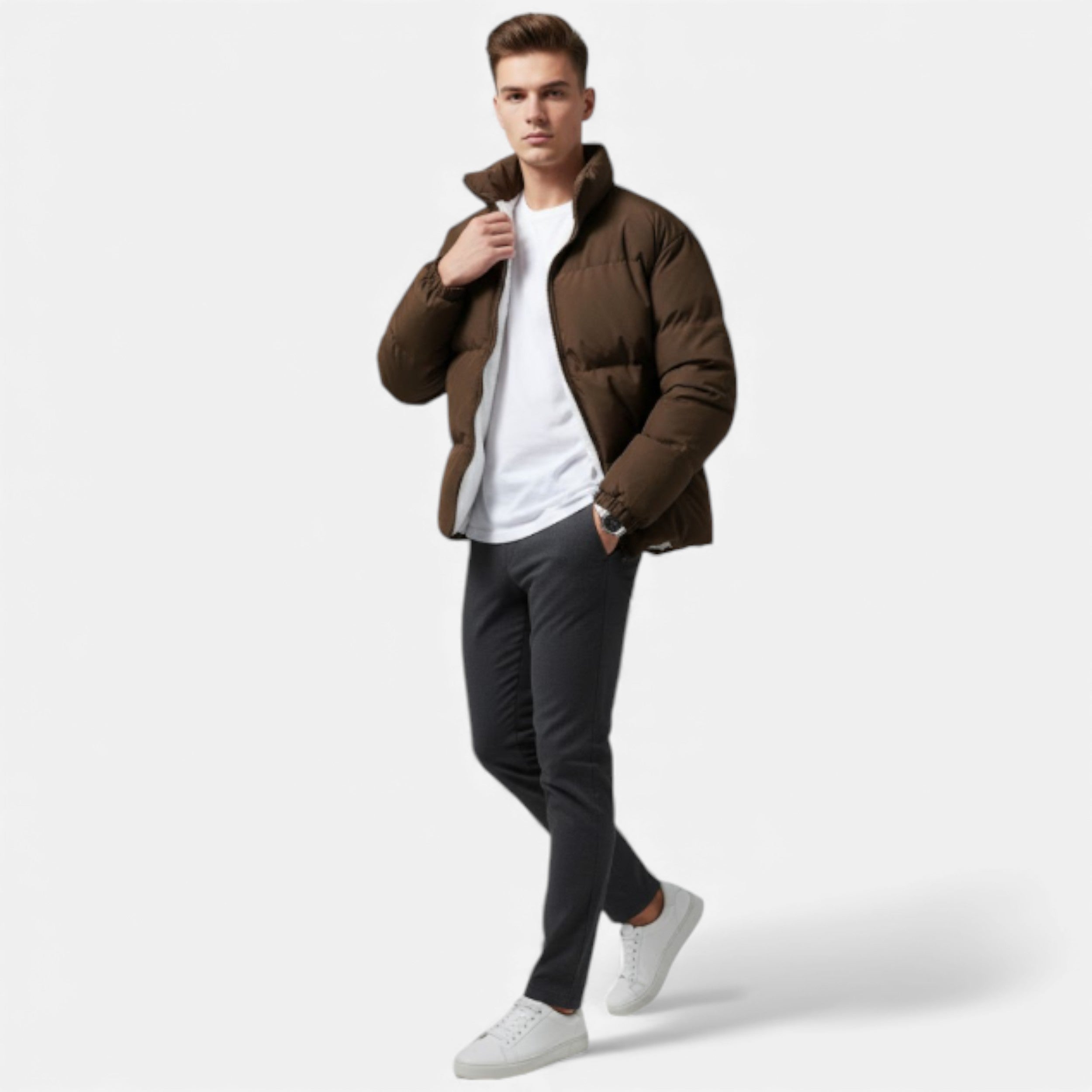 Lurvain | Men’s Fleece-Lined Insulated Winter Jacket