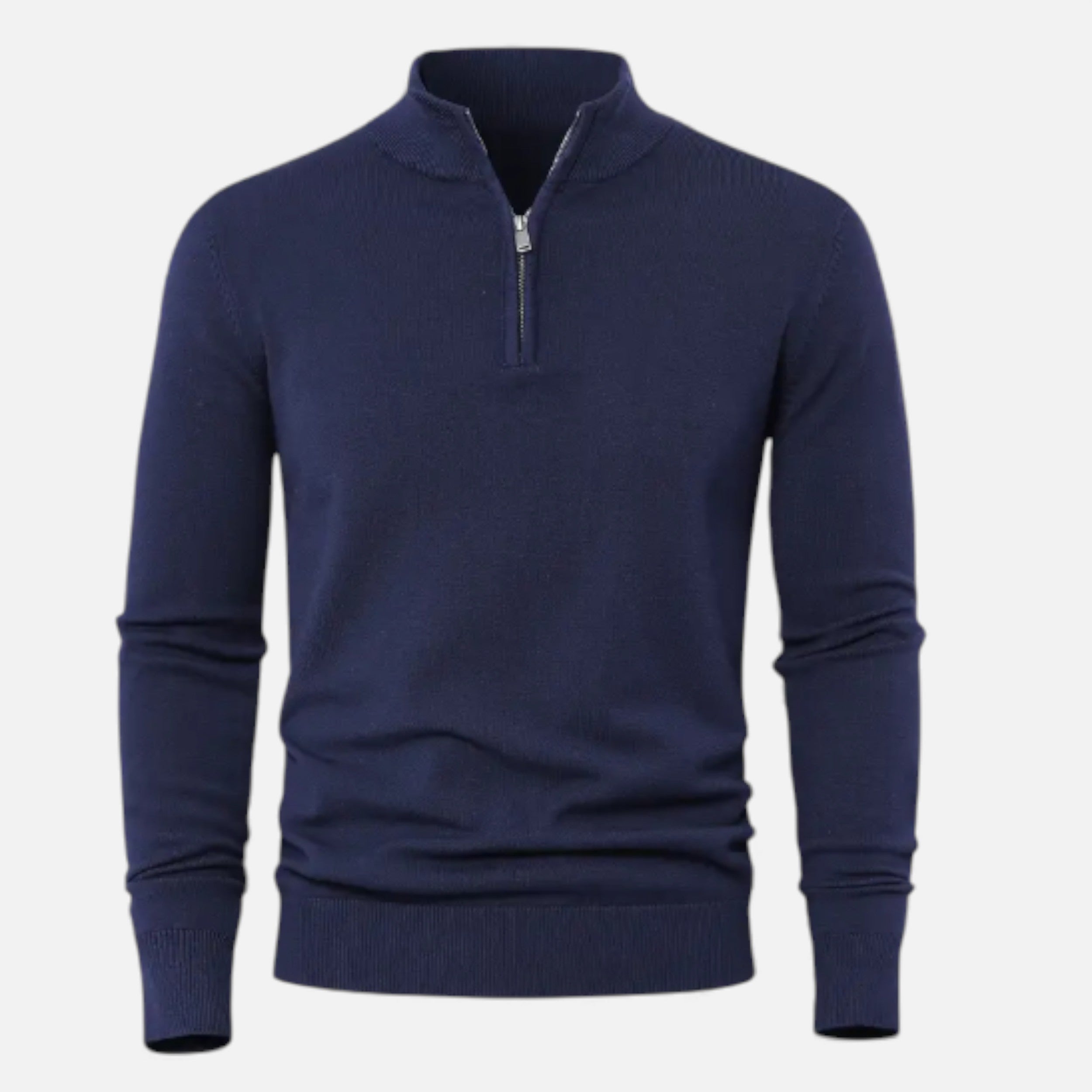 Lurvain | Men’s Heavyweight Knit Zip Cardigan