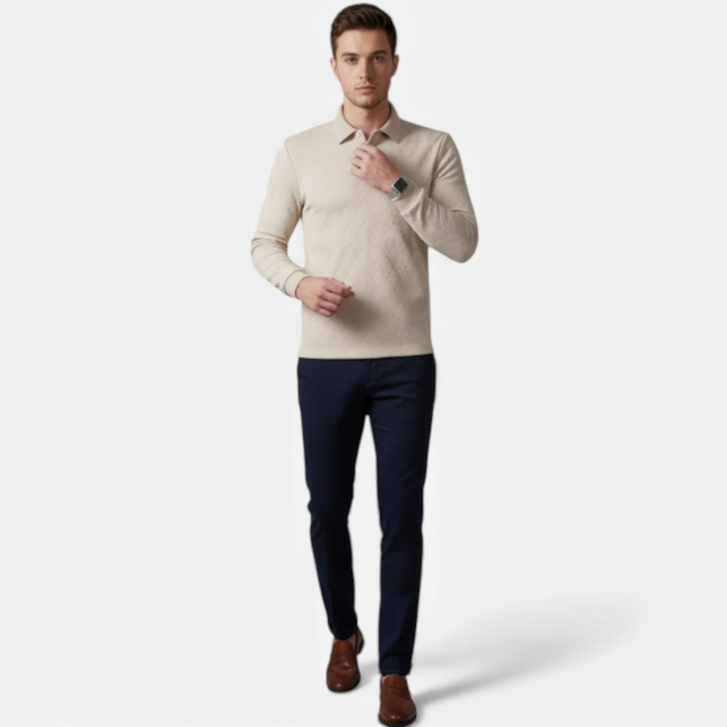 Lurvain | Men’s Tailored Casual Button-Up Shirt