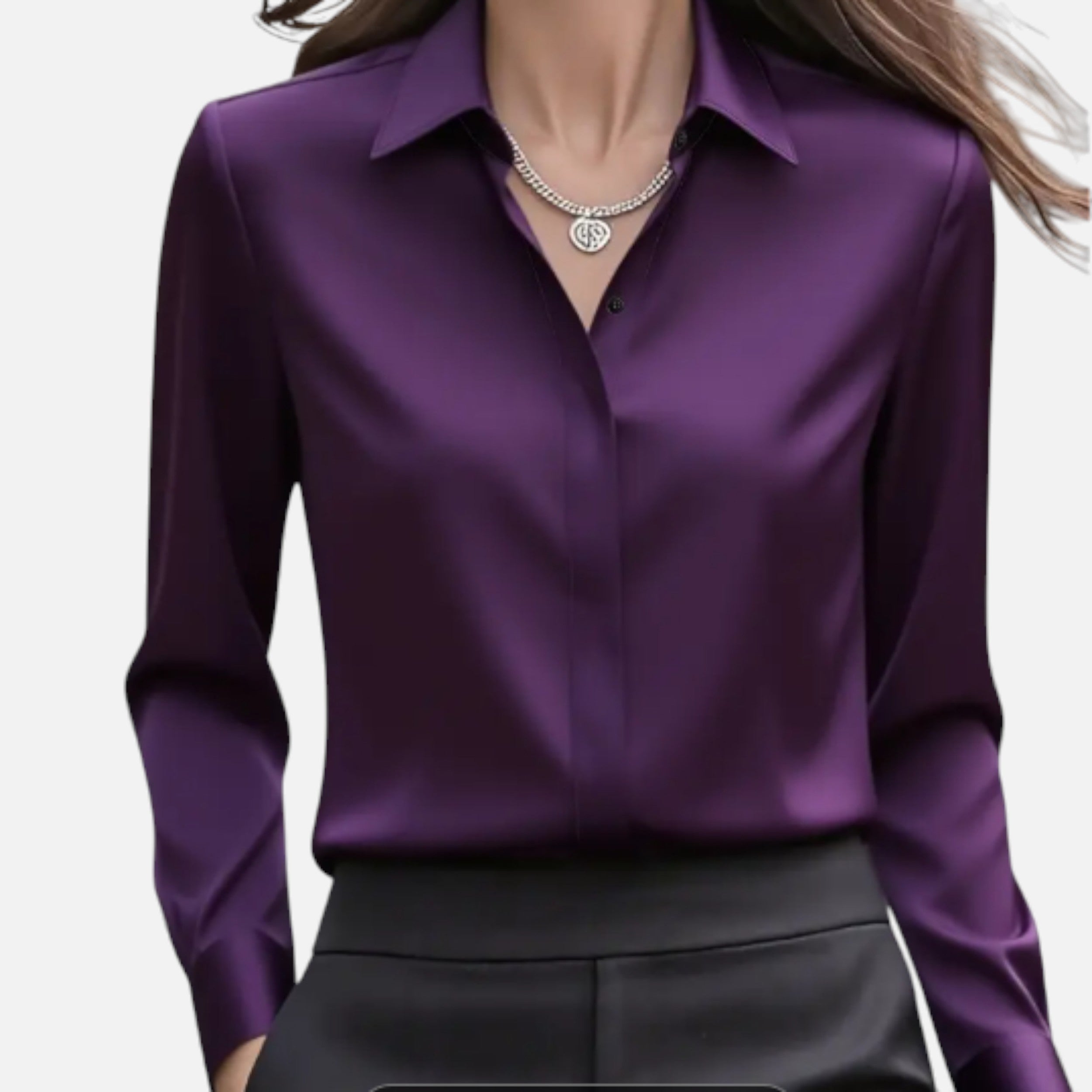 Lurvain | Women’s Classic White Collared Shirt