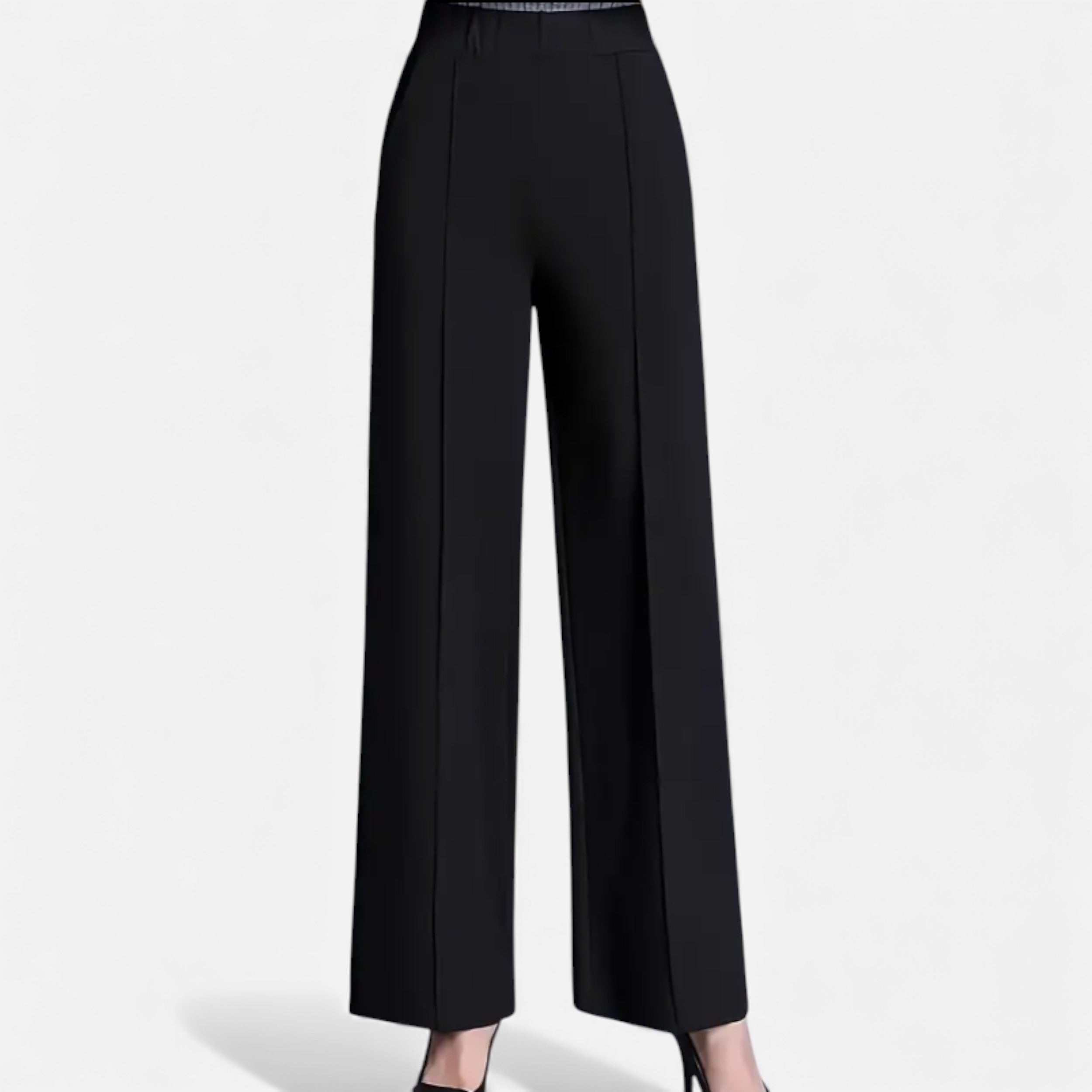 Lurvain | Women’s High-Waist Asymmetric Pocket Trousers