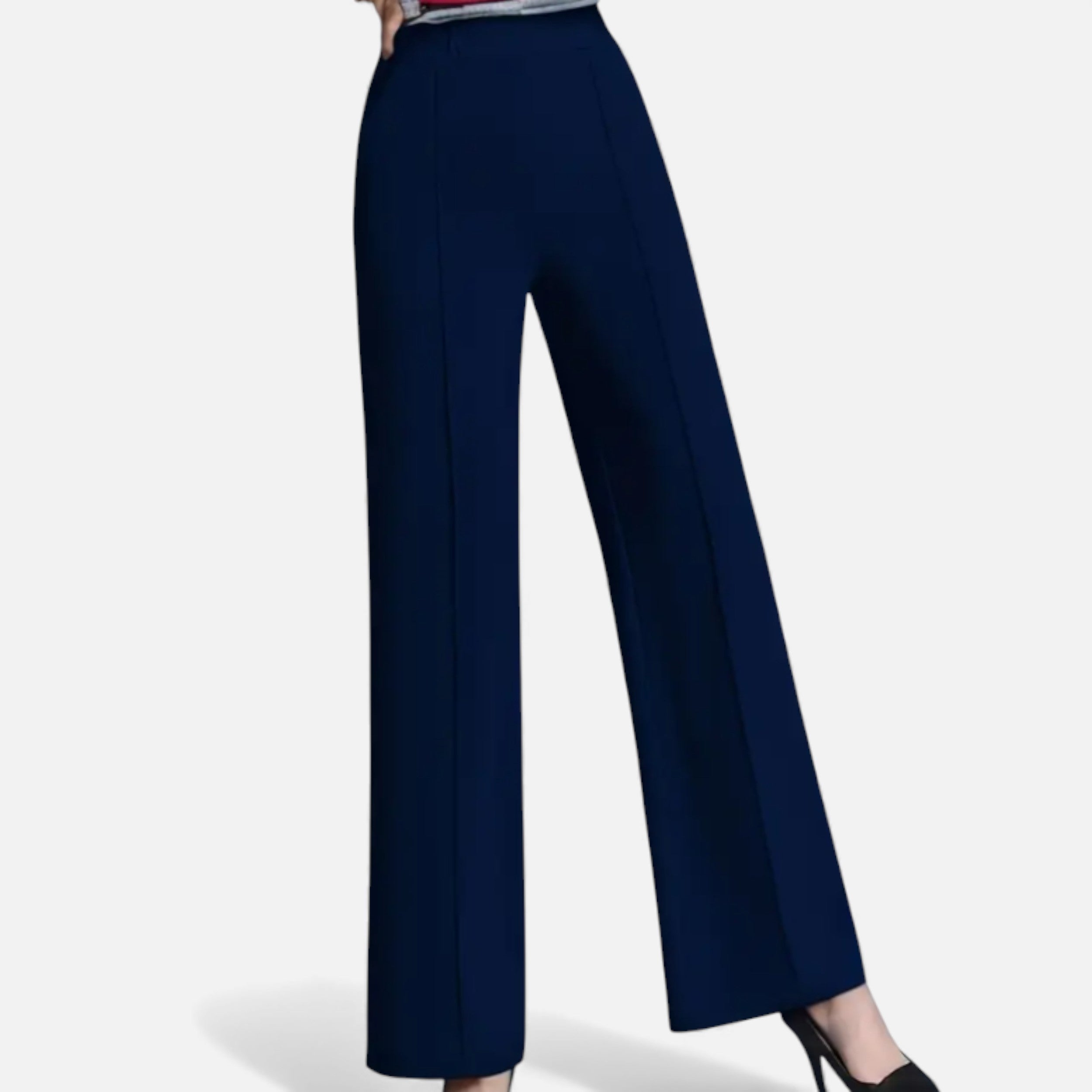 Lurvain | Women’s High-Waist Asymmetric Pocket Trousers