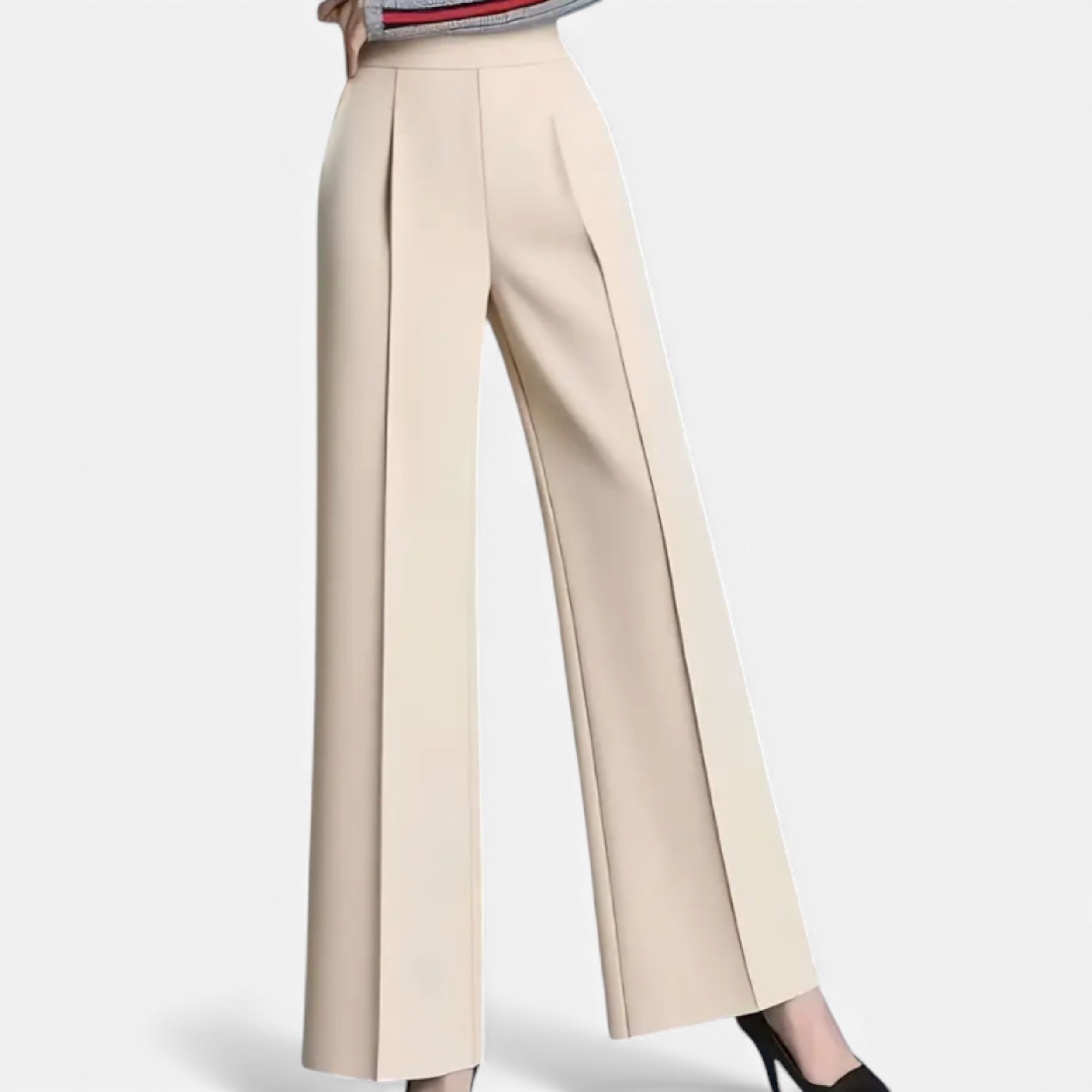 Lurvain | Women’s High-Waist Asymmetric Pocket Trousers