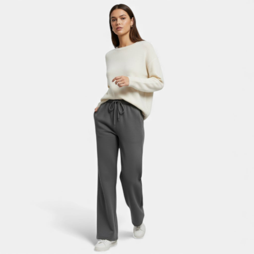 Lurvain | Women’s Fleece-Lined Winter Straight Trousers