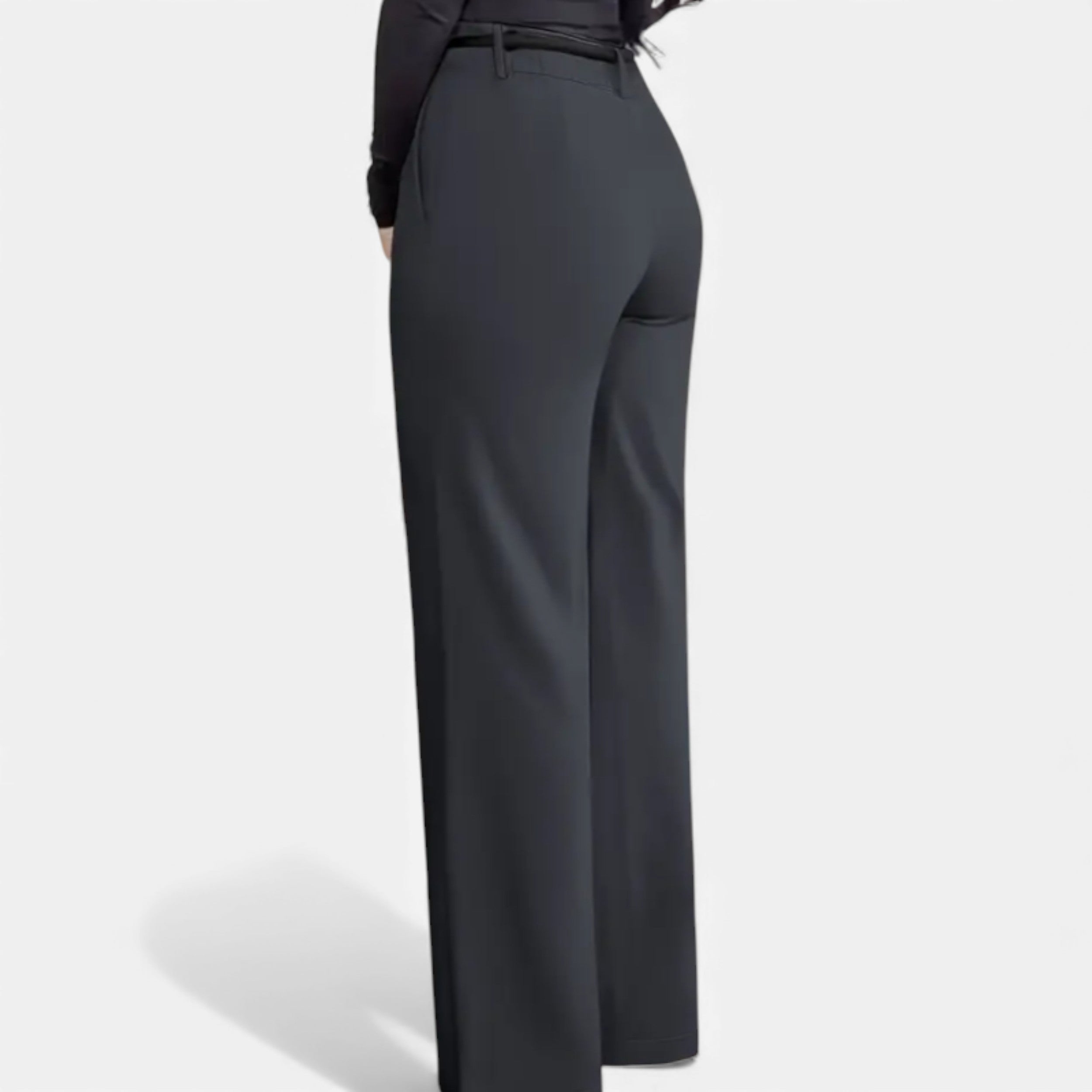 Lurvain | Classic Belted High-Waist Office Pants