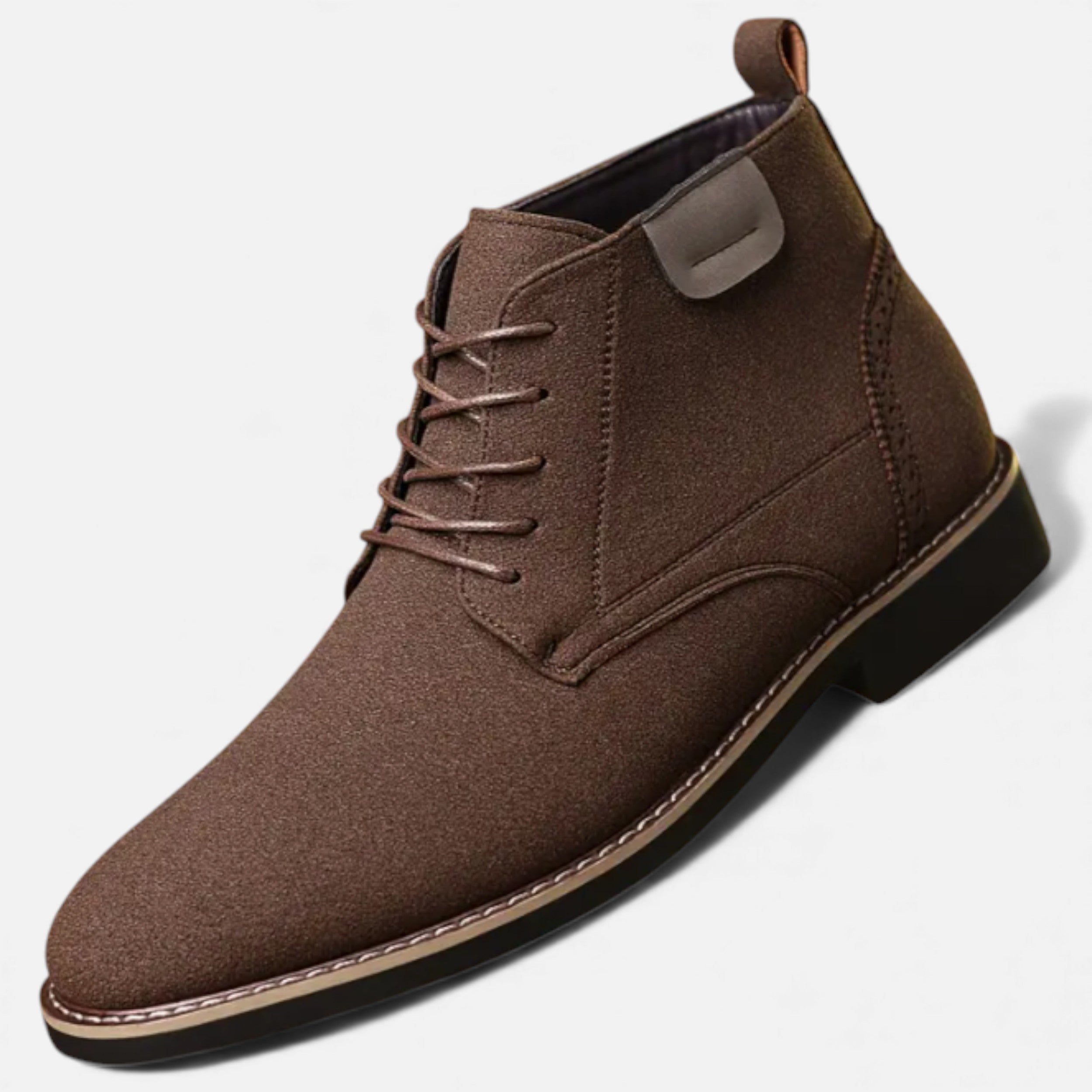 Lurvain | Men’s Black Dress Boots – Retro Business Sophistication