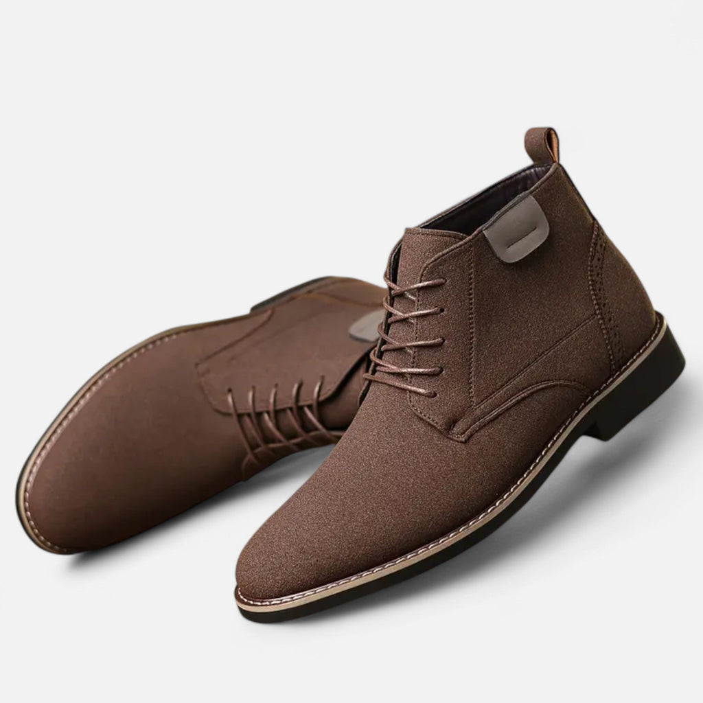 Men’s Retro Business Lace-Up Boots