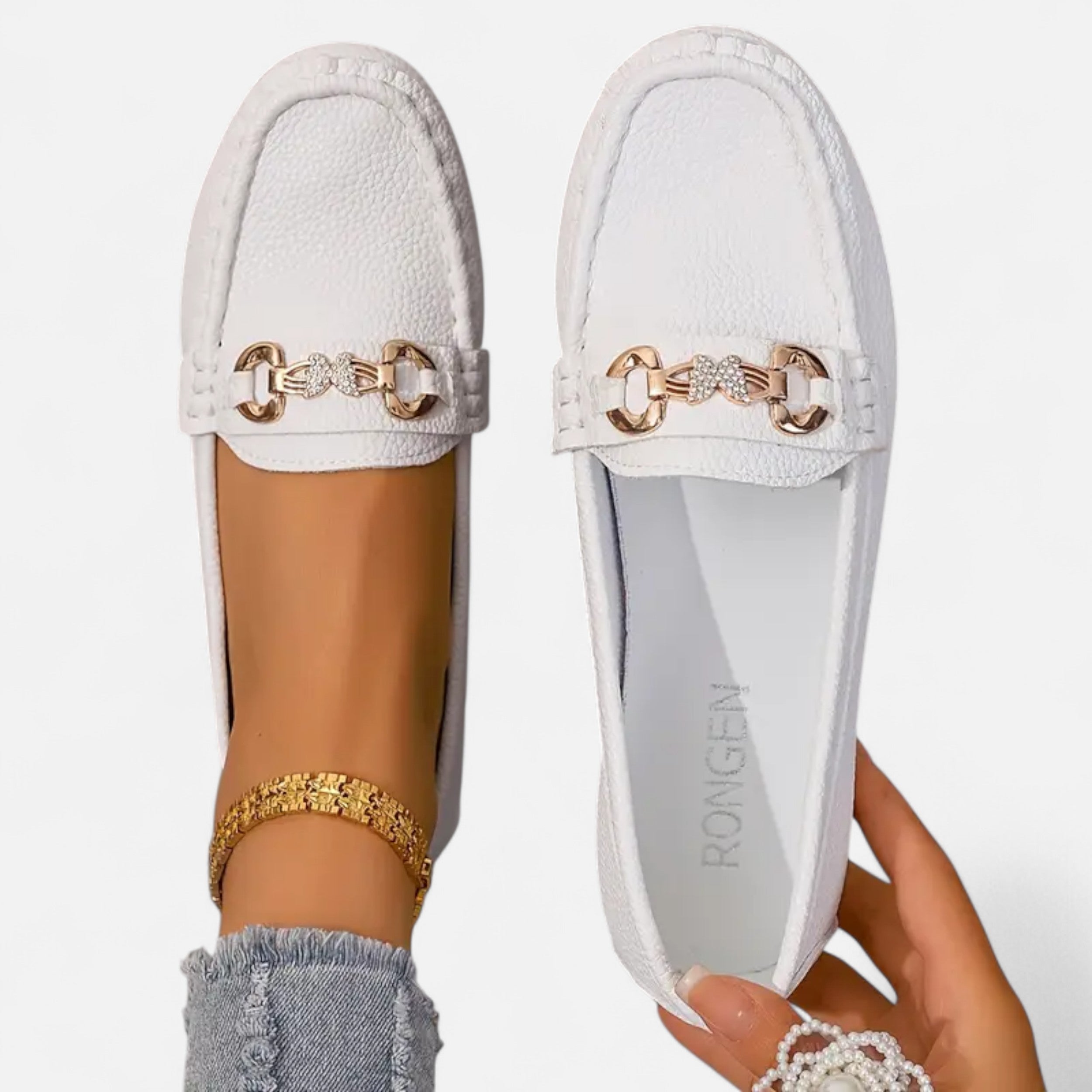 Women’s Diamond Butterfly Strap Shoes