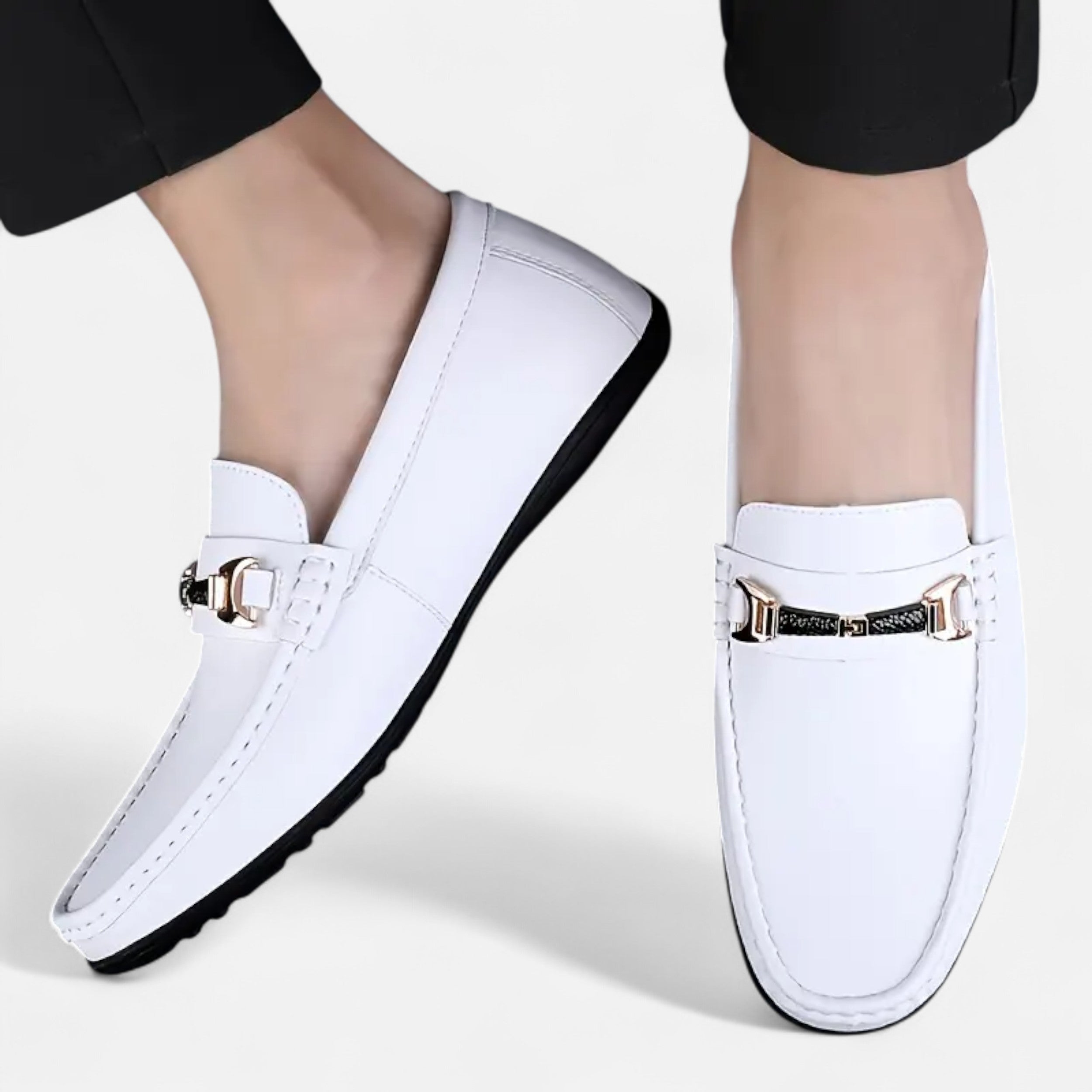 Men’s Slip-On Loafers Leather