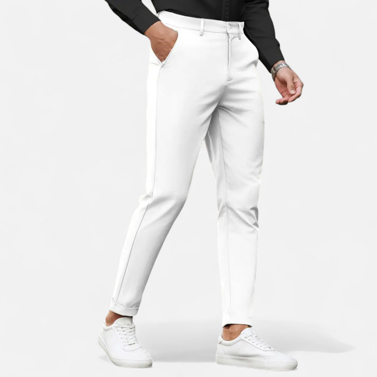 Men’s Straight-Leg Trousers – Timeless Design