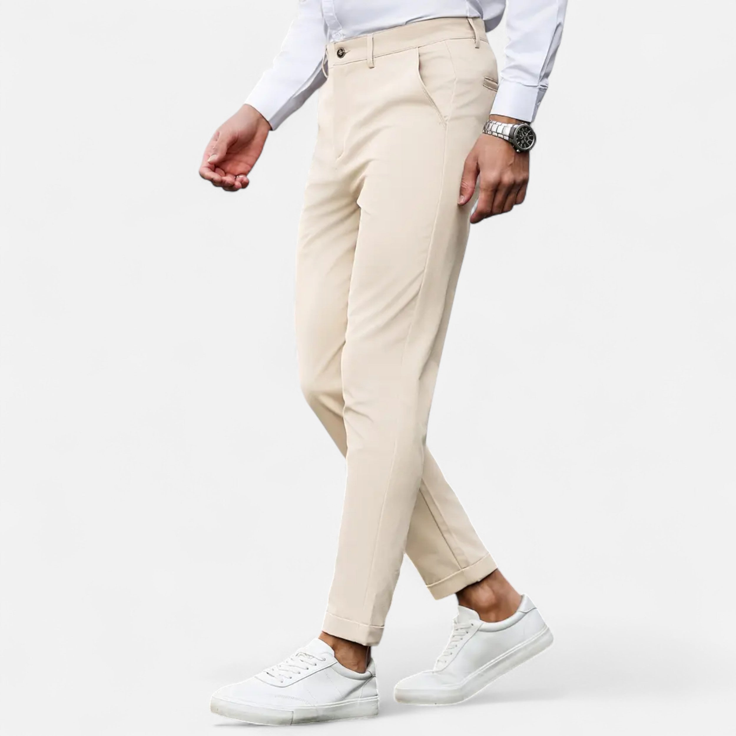 Men’s Straight-Leg Trousers – Timeless Design