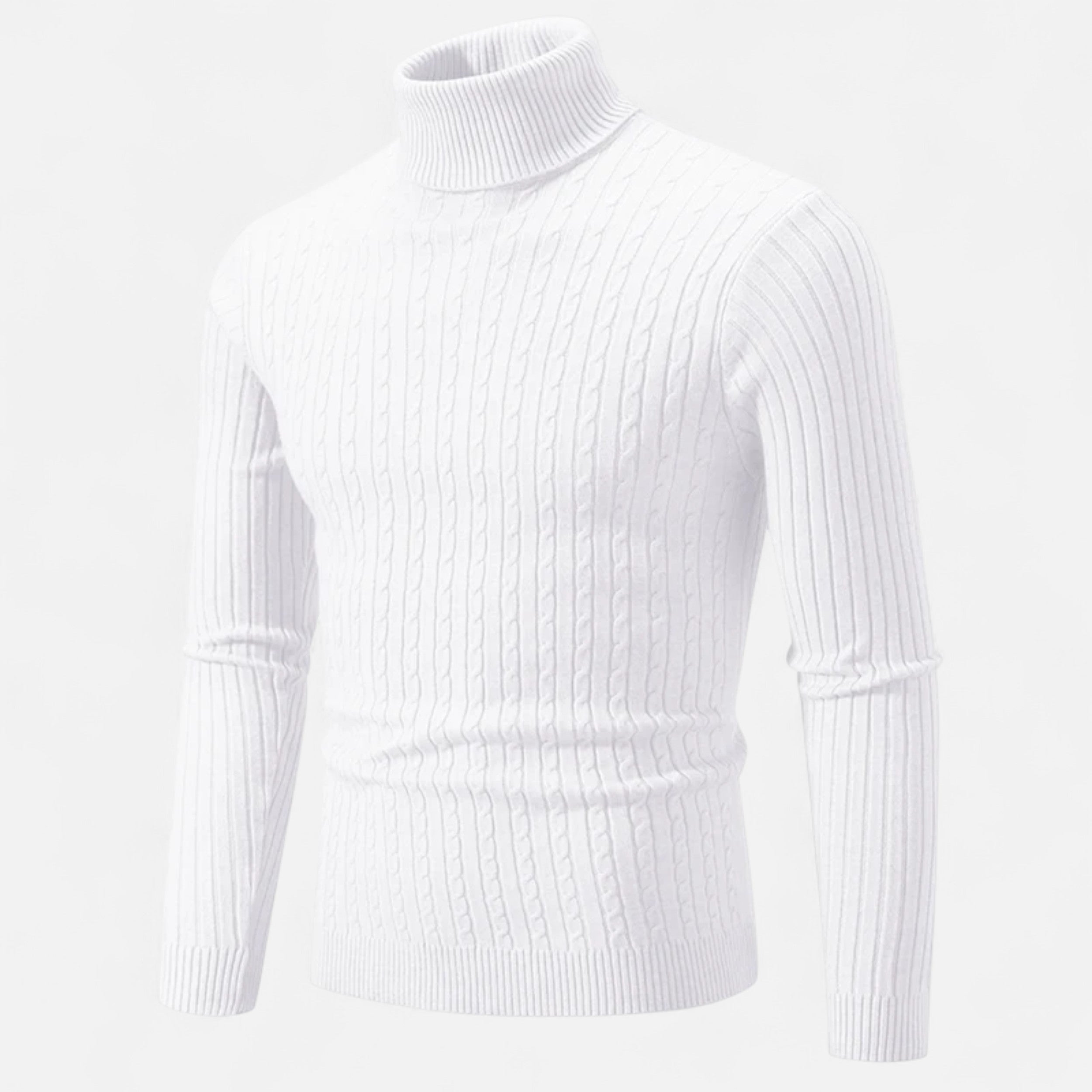 Men’s Wool Turtleneck Sweater – Winter Elegance